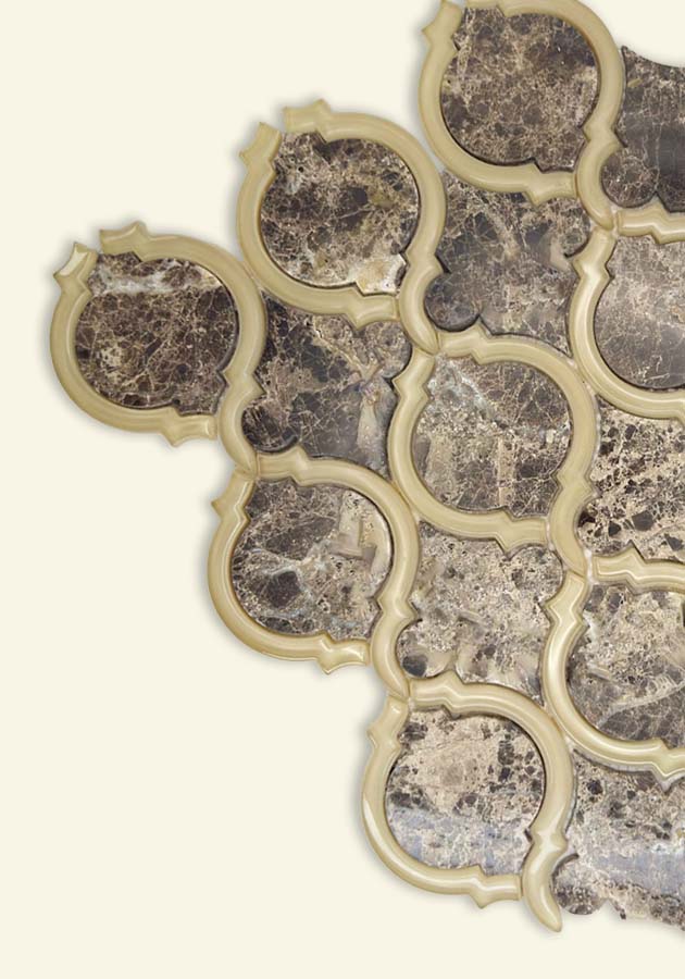 Dark Emperador Mosaic