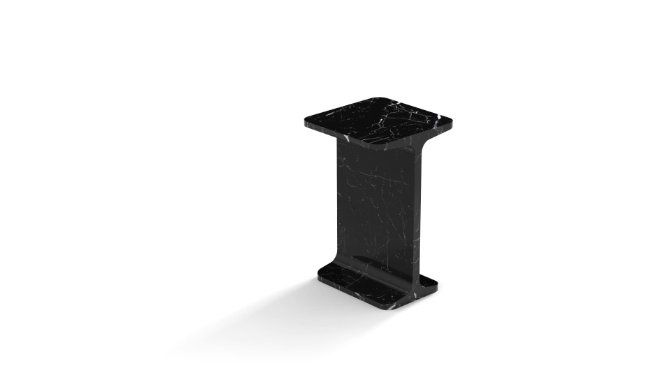 Dalim Nero Marquina Side Table