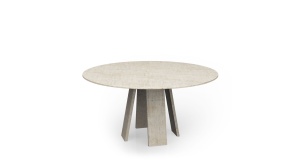 Nerak-beige-travertine-round-dining-table